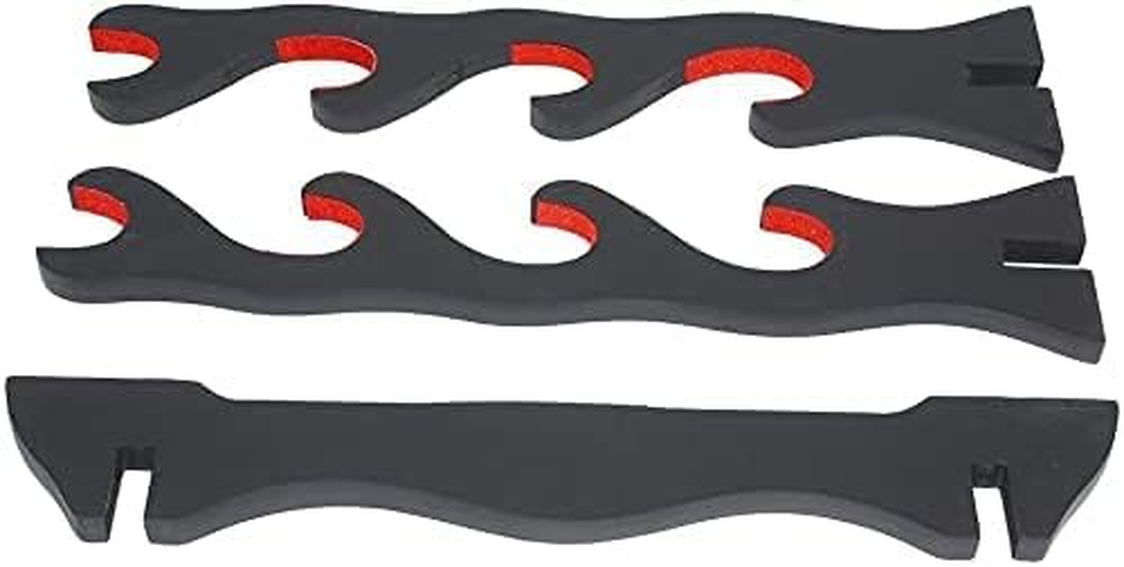 Rhosword Velvet Padded Katana Stand, Wooden Sword Holder, Black, 14.6 Inch image number 1