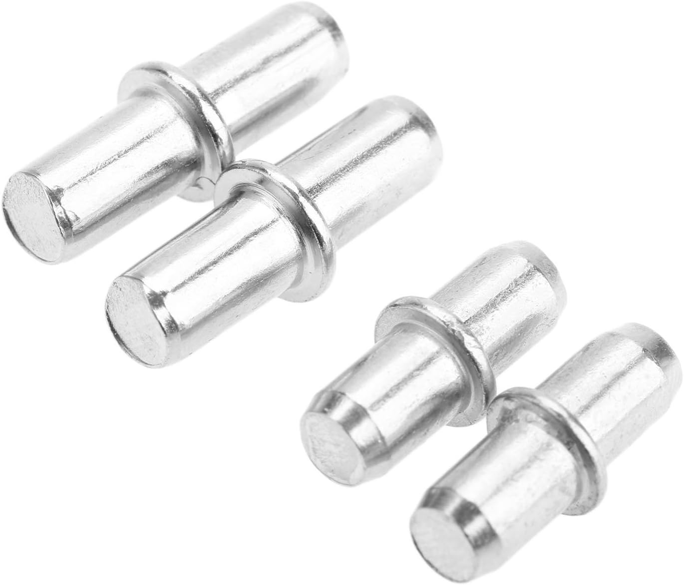 40Pcs Shelf Pins, Cabinet Wardrobe Shelf Support Pins Studs Pegs Silver Tone(5Mm X19Mm) image number 6