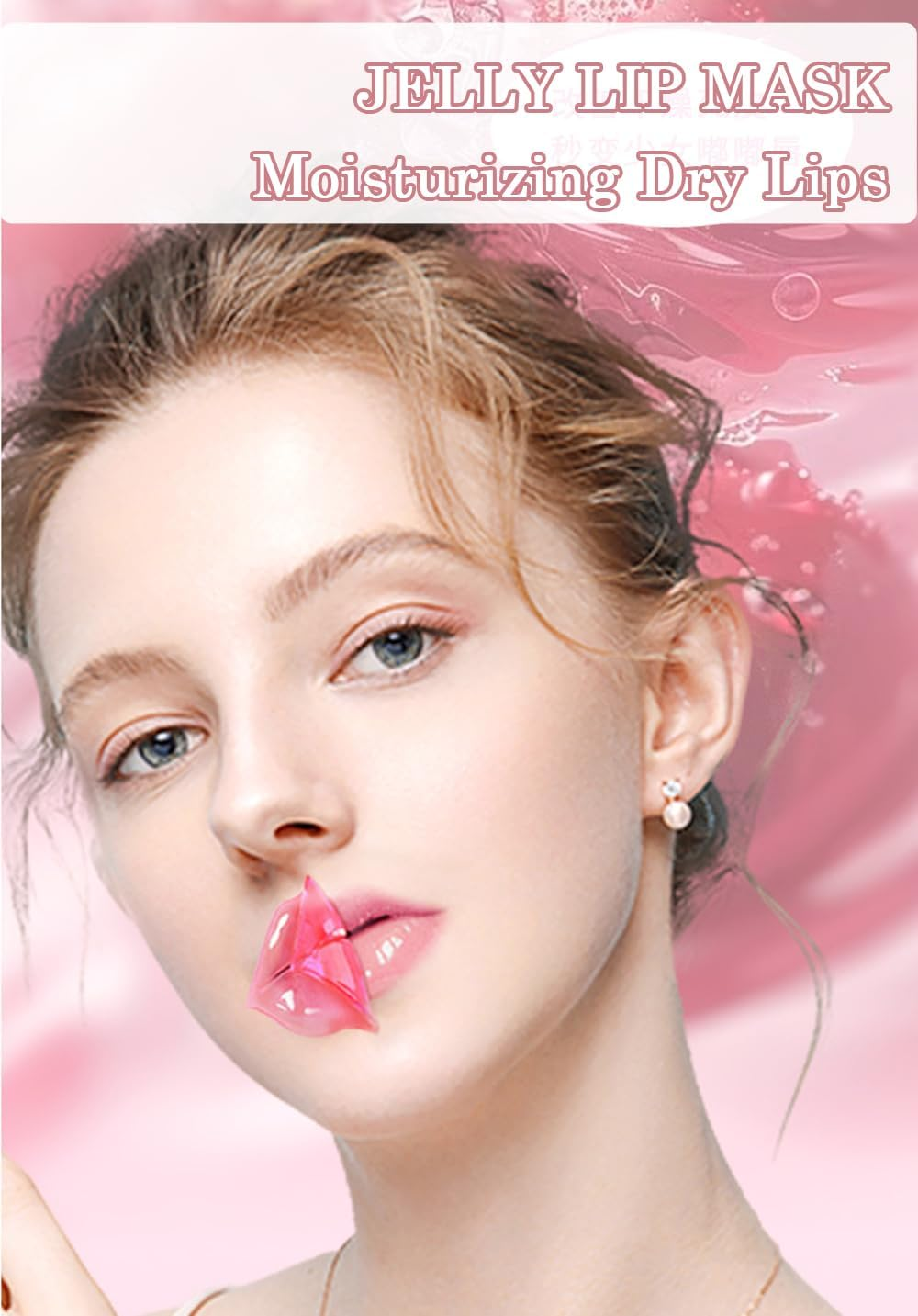 Wimode 20 Pairs Lip Mask & Eye Mask,Crystal Gel Eye Pads Nourishes the Lip Patches for Skin Care Spa Daily Moisturizing Eye Patches for Puffy Eyes, Dark Circles and Fine Lines image number 3