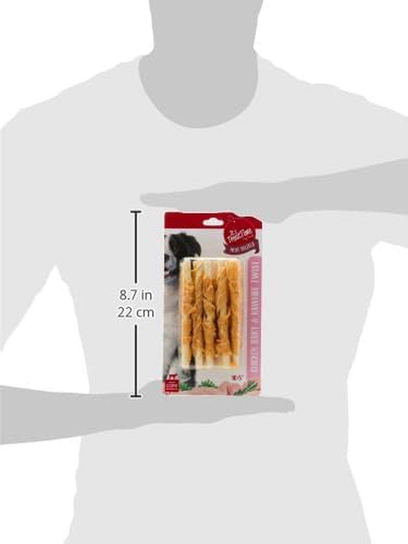 It'S Treat Time Meat Delites Chicken Twist Sticks Dog Treat, 10 Pack, Real Meat, Great Source of Protein, Tartar Control, Suitable for All Dogs image number 6