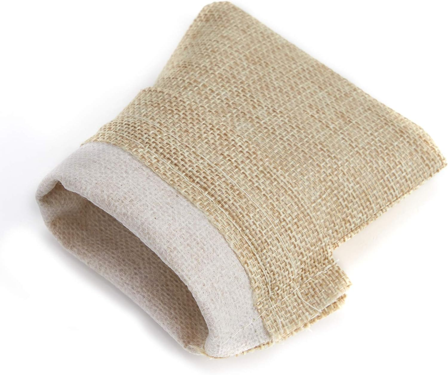 Tendwarm 50Pcs 6X8 Inch Burlap Gift Bags with Drawstring Recyclable Linen Sacks Bag for Wedding Favors Party DIY Craft image number 6