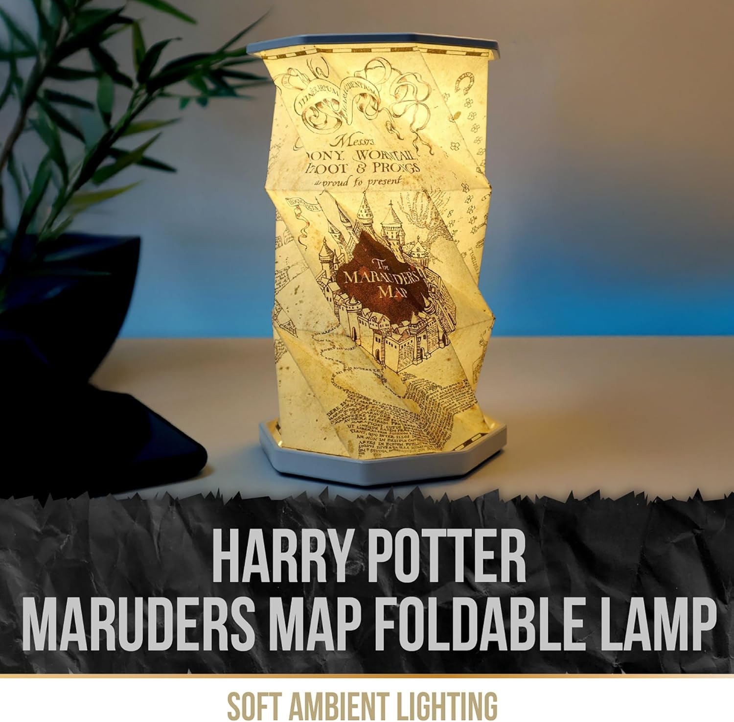 Nemesis Now Foldable LED Lamp 21 Cm &ndash; Touch-Activated, USB-C Rechargeable Light, Unique Fan Merchandise, Gifts & Decor for Collectors &ndash; Harry Potter