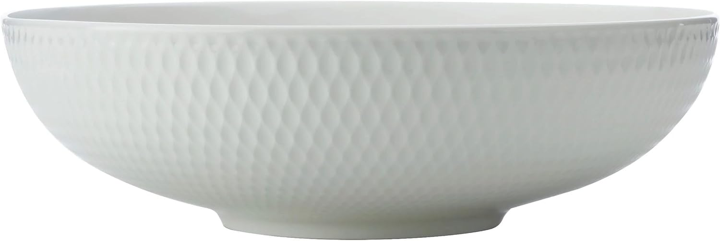 Maxwell & Williams White Basics Diamonds round Serving Bowl 25Cm image number 1
