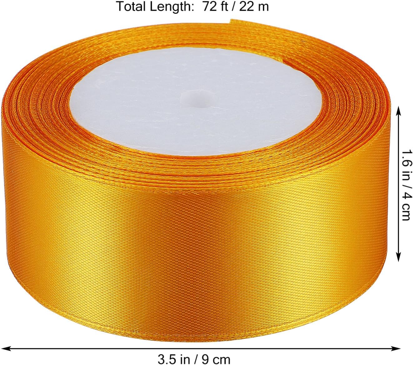 Tofficu 3Rolls Decorative Satin Ribbons for Wrapping Craft Projects and Event Decor Elegant for Weddings and Birthdays - Blue image number 7