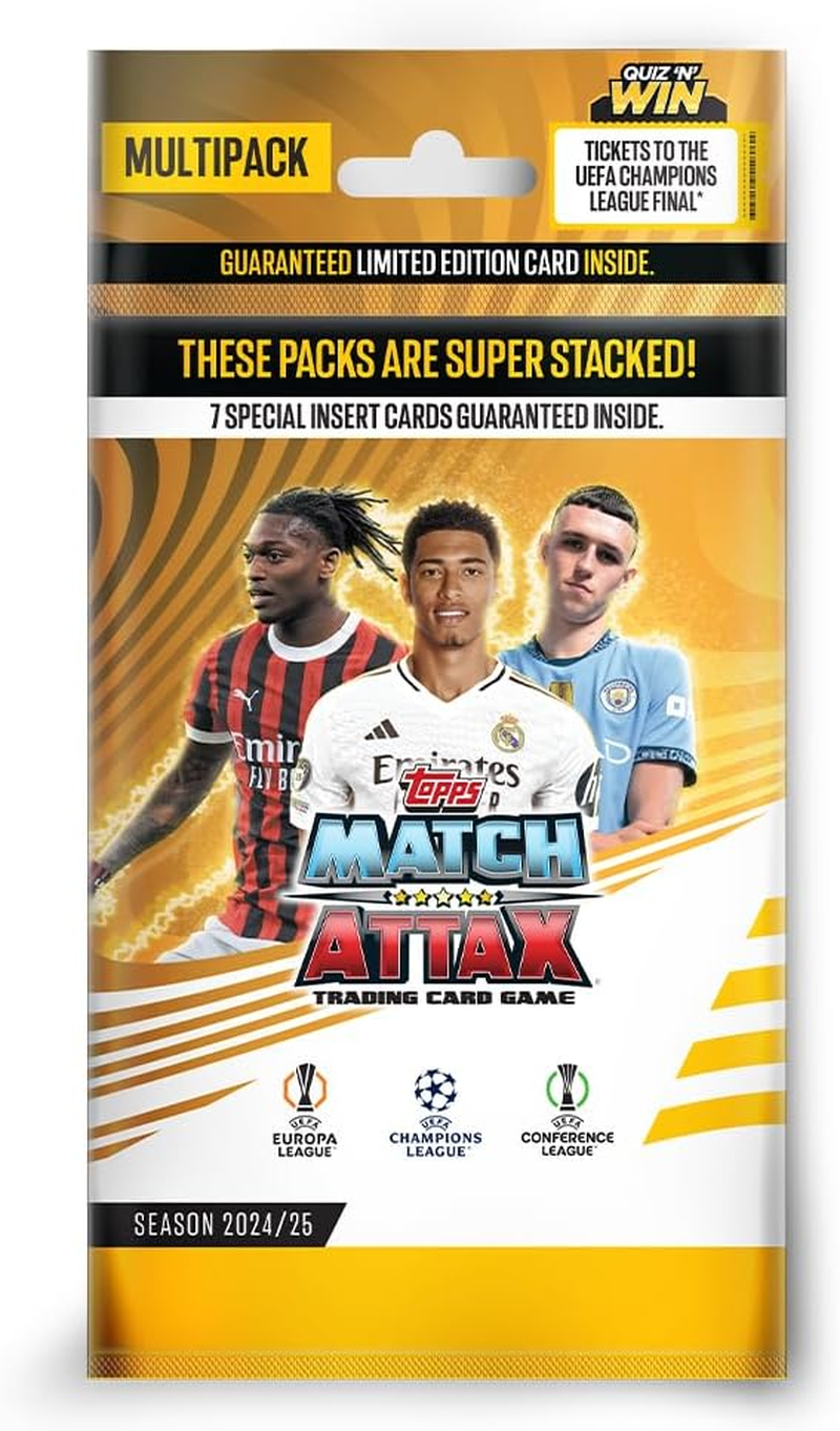 Topps UEFA Champions League Match Attax 24/25 Trading and Collectible Card Game (Multipack)