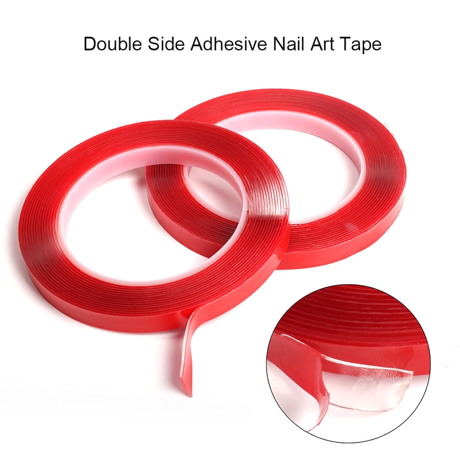 Labymos Double Side Adhesive Nail Art Tape Waterproof Removable Traceless Mounting Tape for Salon Nail Tips image number 5