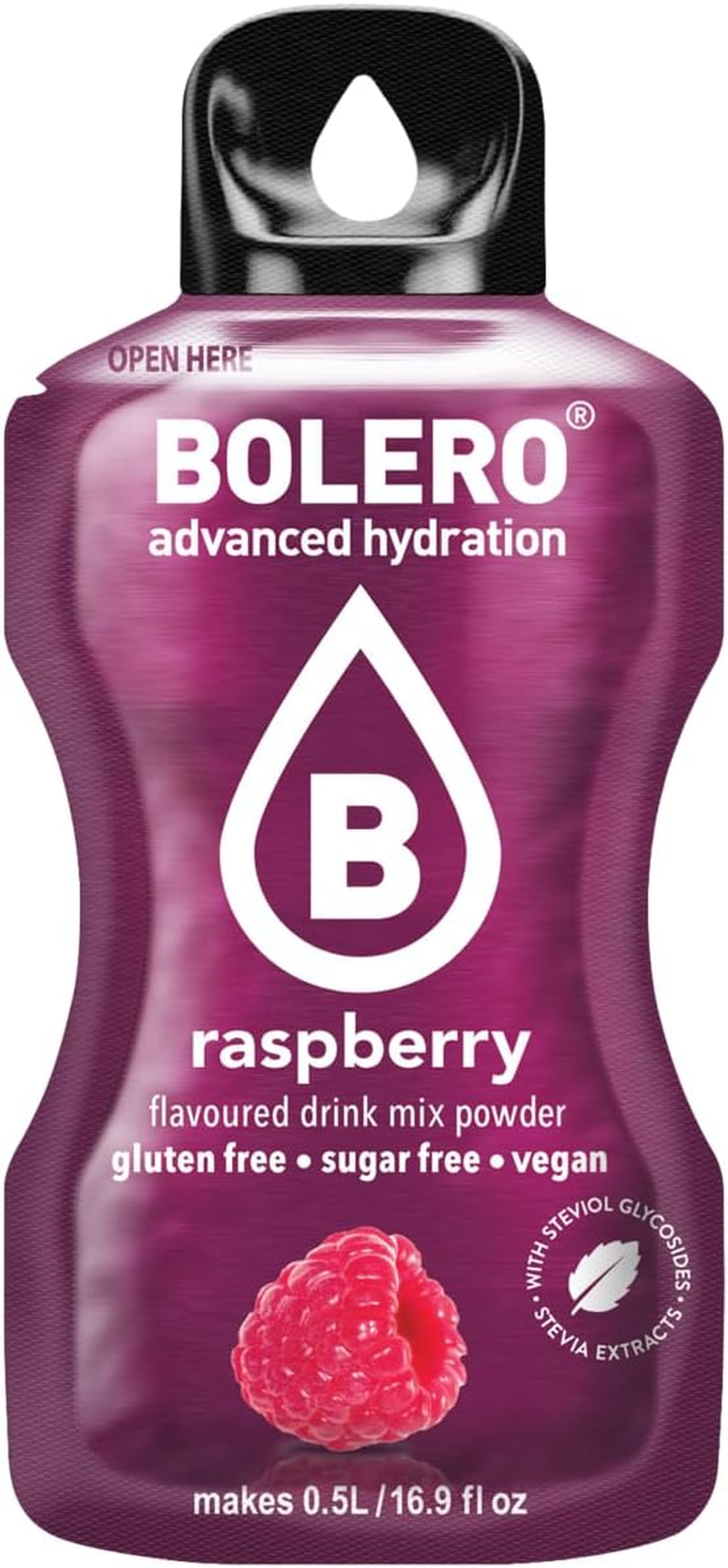 Bolero Raspberry Fruit Flavoured Drink Powder 12 Sticks image number 1