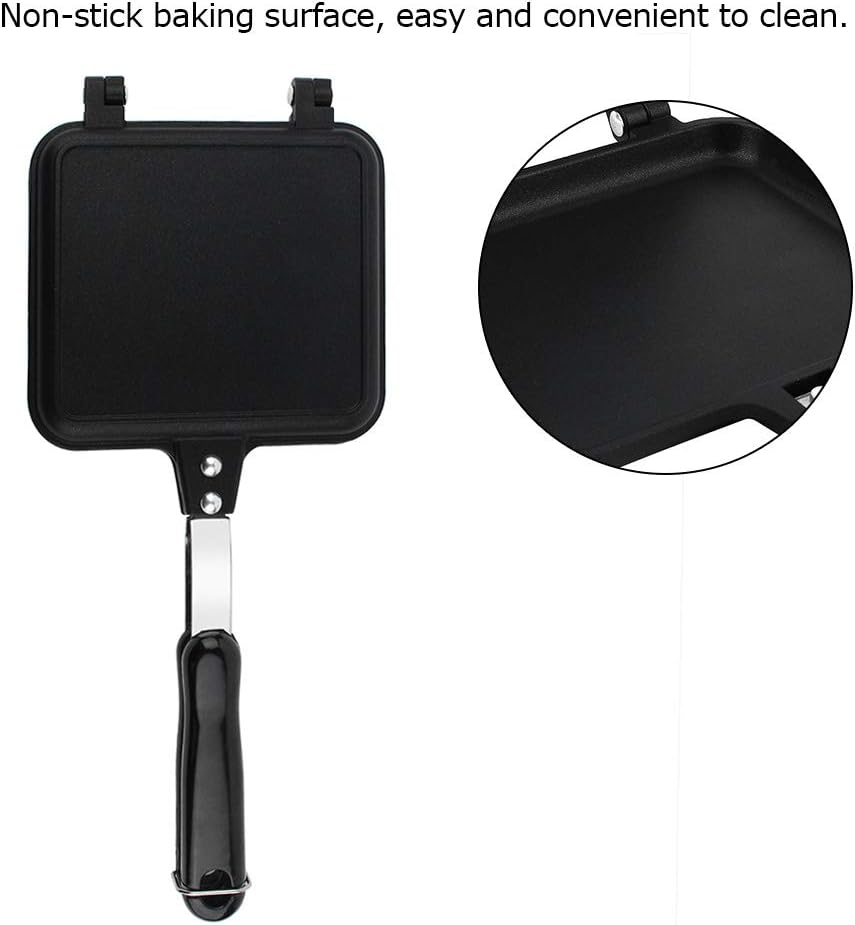 Double Sided Non Stick Frying Pan Waffle Maker for Cake - Double Sided Non Stick Frying Pan image number 2