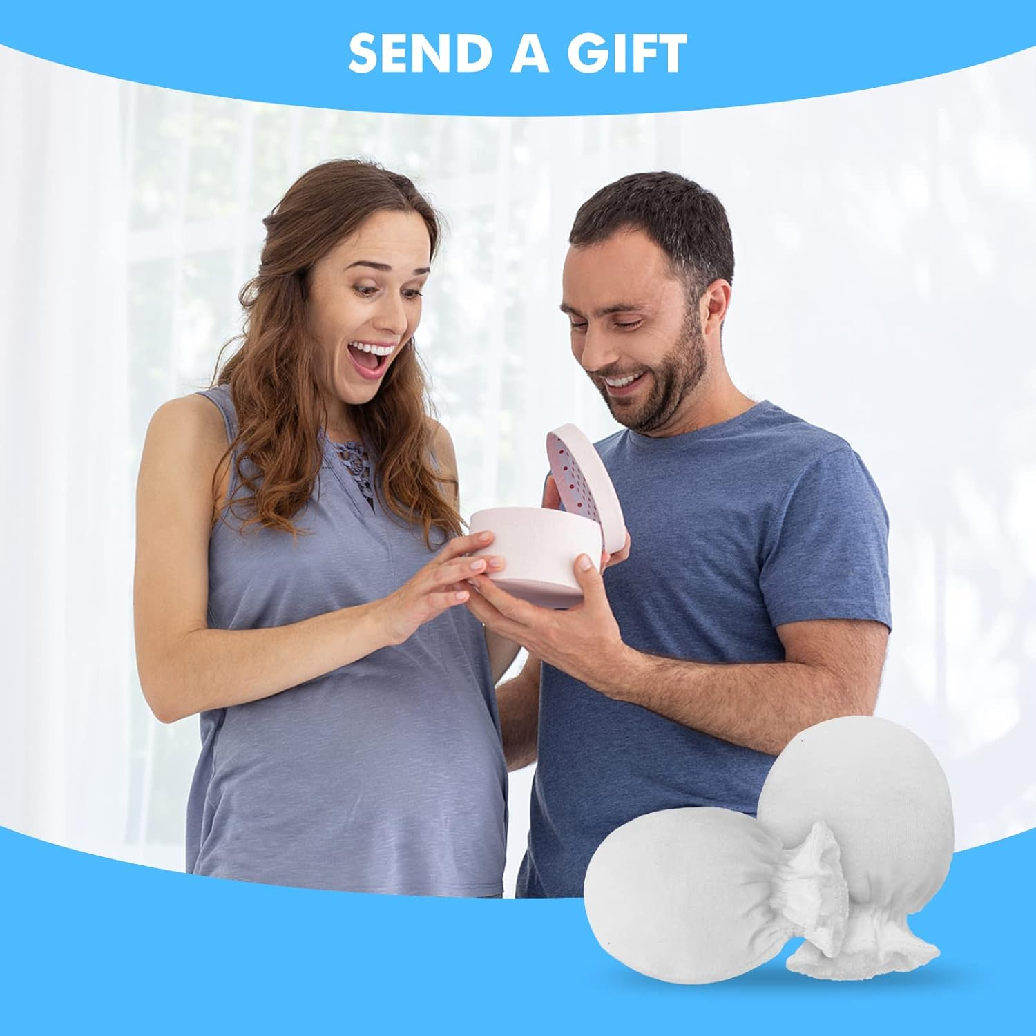 Liwely 12 Pairs Unisex-Baby No Scratch Mittens, 100% Cotton, Solid White image number 1