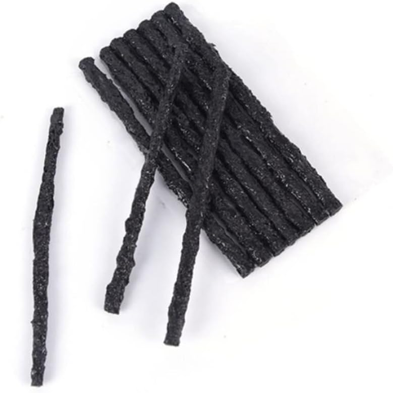 Veemoon 100Pcs Car Tubeless Seal Strip Black Tire Repair Tool for Automotive Vacuum Wheels Flexible Essential for Emergency Puncture Fixes Suitable for Multiple Uses image number 3