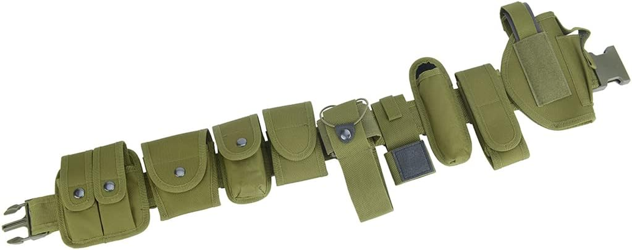 Law Enforcement Utility Tactical Belt Multifunctional Outdoor Training Belt Bag Hiking Belt Patrol Military image number 6