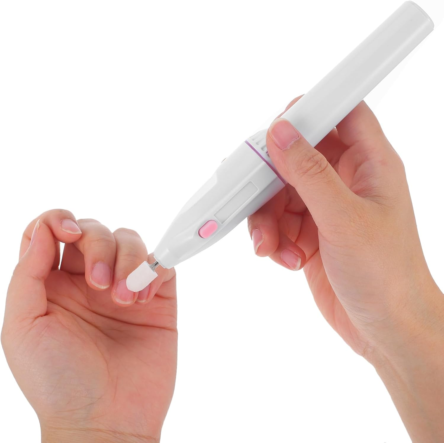 CLISPEED Electric Nail Polishing Machine Portable Manicure Polisher for Diy Nail Art for Home Salon Use without Battery image number 1