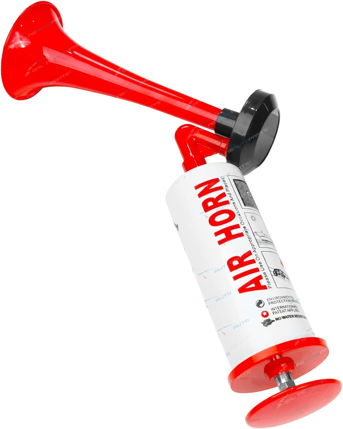Hand Held Push Pump up Air Horn No Gas Required Signal Sport Boating Fun Warning