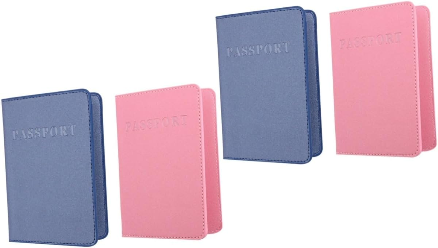 4 Pcs Pouch Holder Pass Case Passport Wallet Id Folder image number 6
