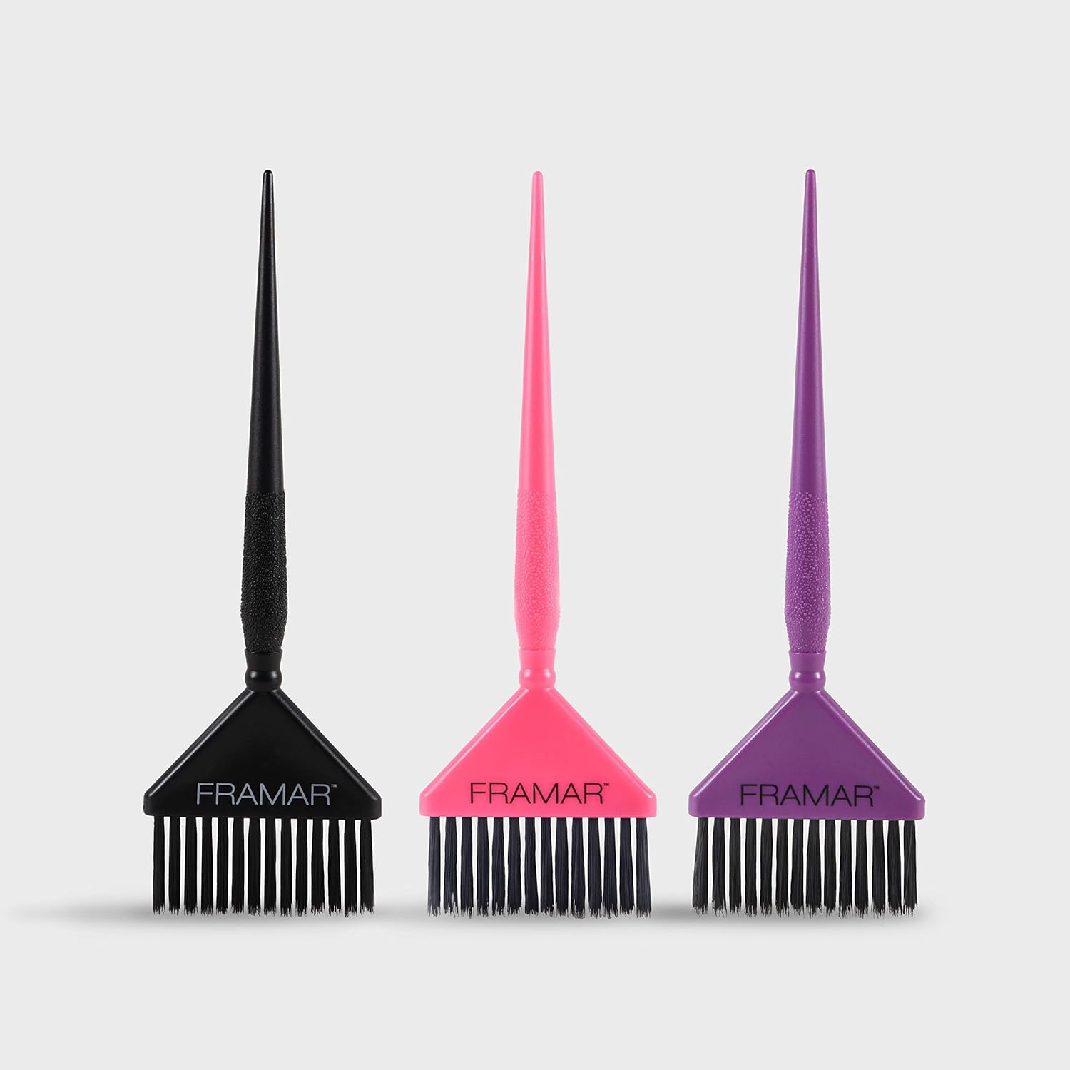 Framar Big Daddy Brush Set, Hair Color Brush Set - Hair Coloring Brush, Hair Dye Brush, Root Touch up Brush - 3 Pack image number 4