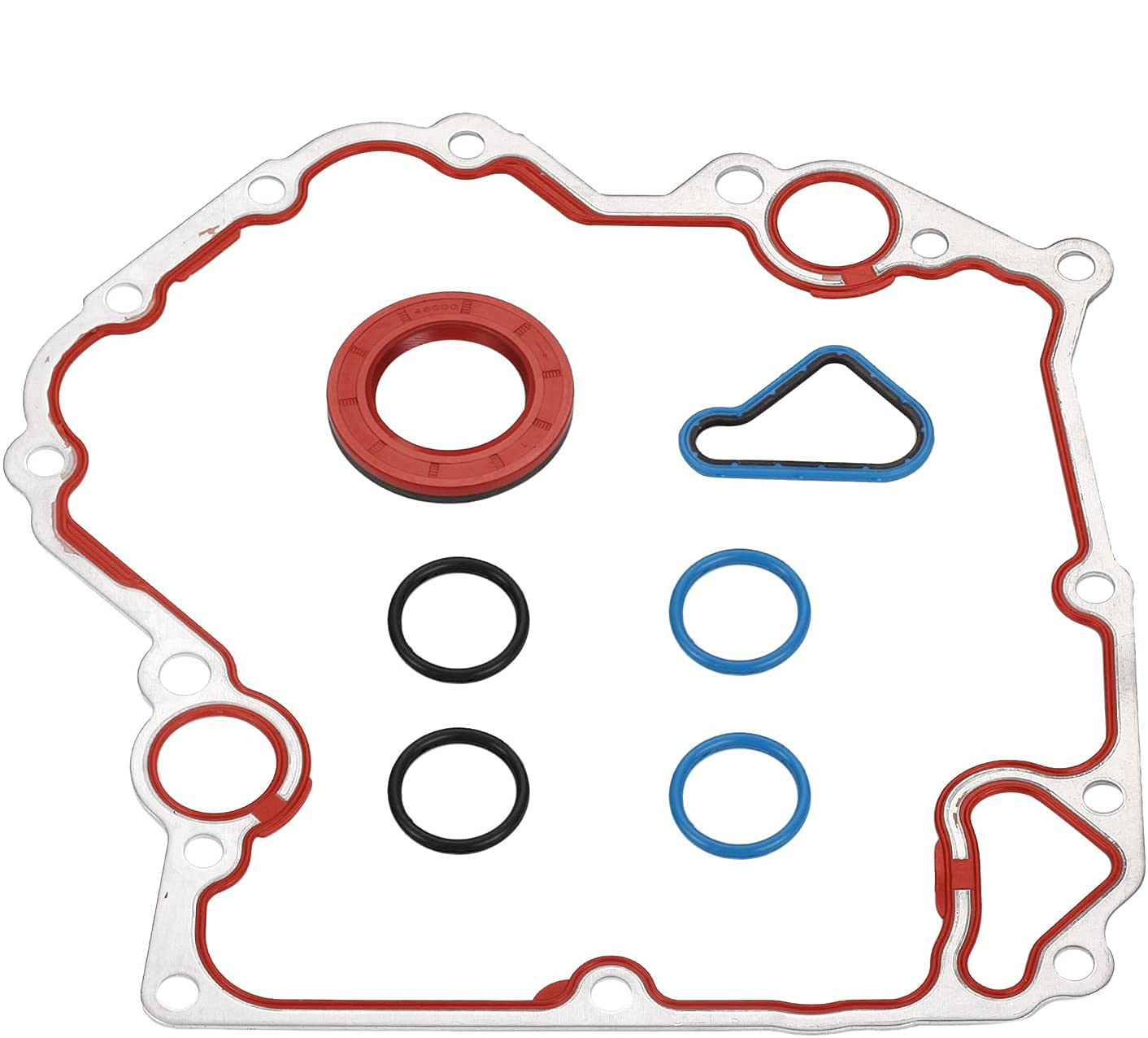 LIMICAR Timing Cover Gasket Set TCS46000 TCS46022 Engine Compatible with Dodge Dakota Dodge Durango Jeep Commander Jeep Grand Cherokee 3.7L 4.7L Vin N Vin P image number 3