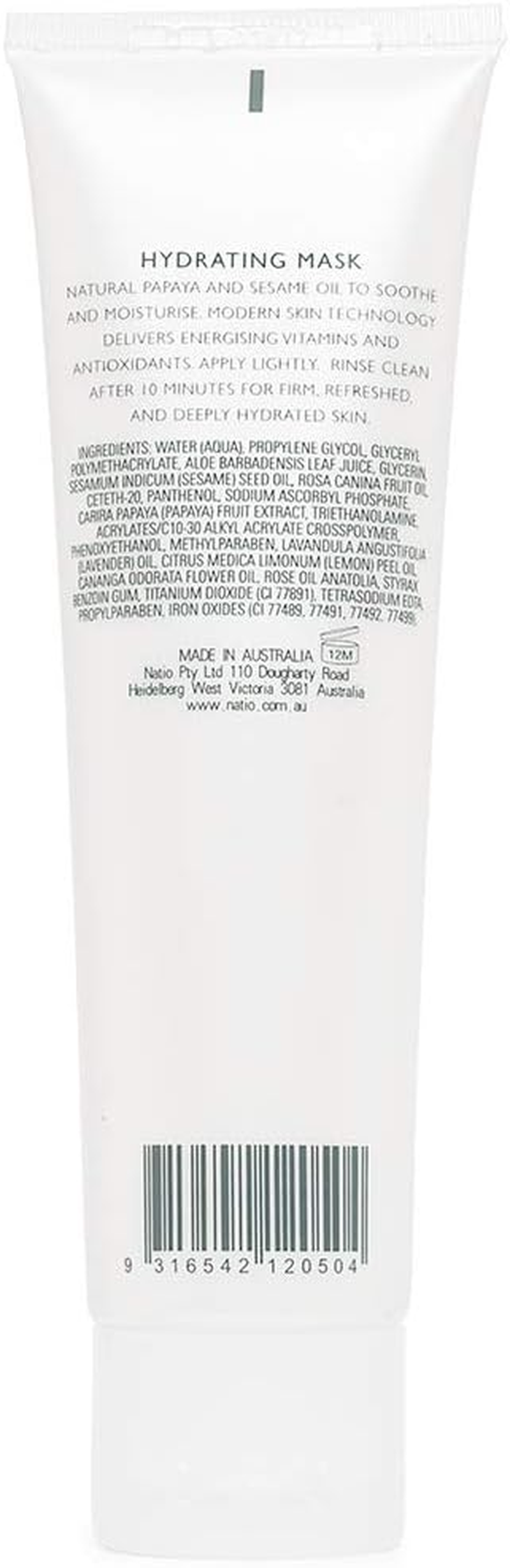 Natio Ageless Hydrating Mask, 100G