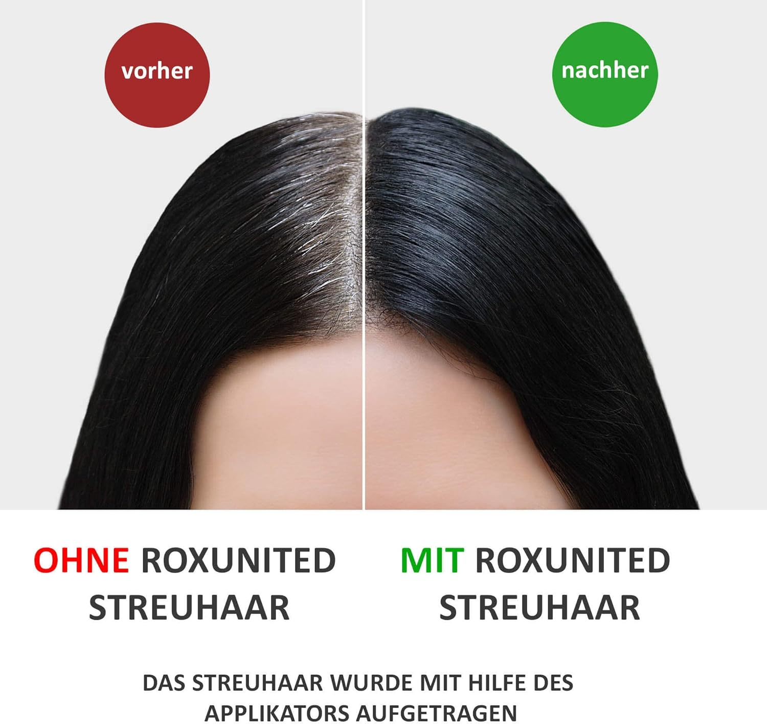 ROXUNITED Cosmetics Applicator Spray Attachment Pump for Scatter Hair Powder Hair Thickening Hair Filler Men and Women Targeted Application image number 3