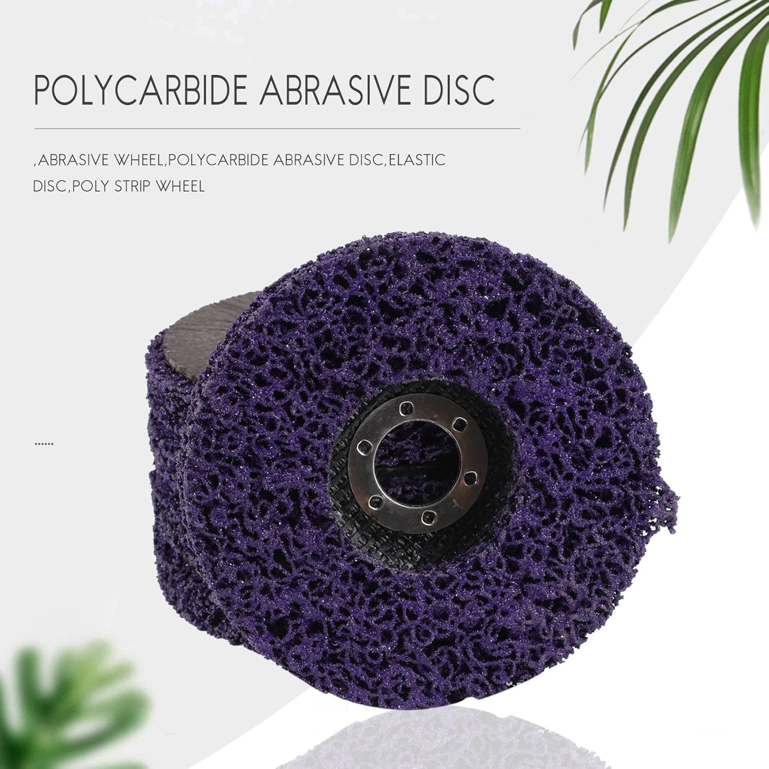 5Pcs Abrasive Wheel Grinder Strip Disc 125 Mm Strip Disc Wheel Paint Rust Removal Clean for Angle Grinder Removal image number 5