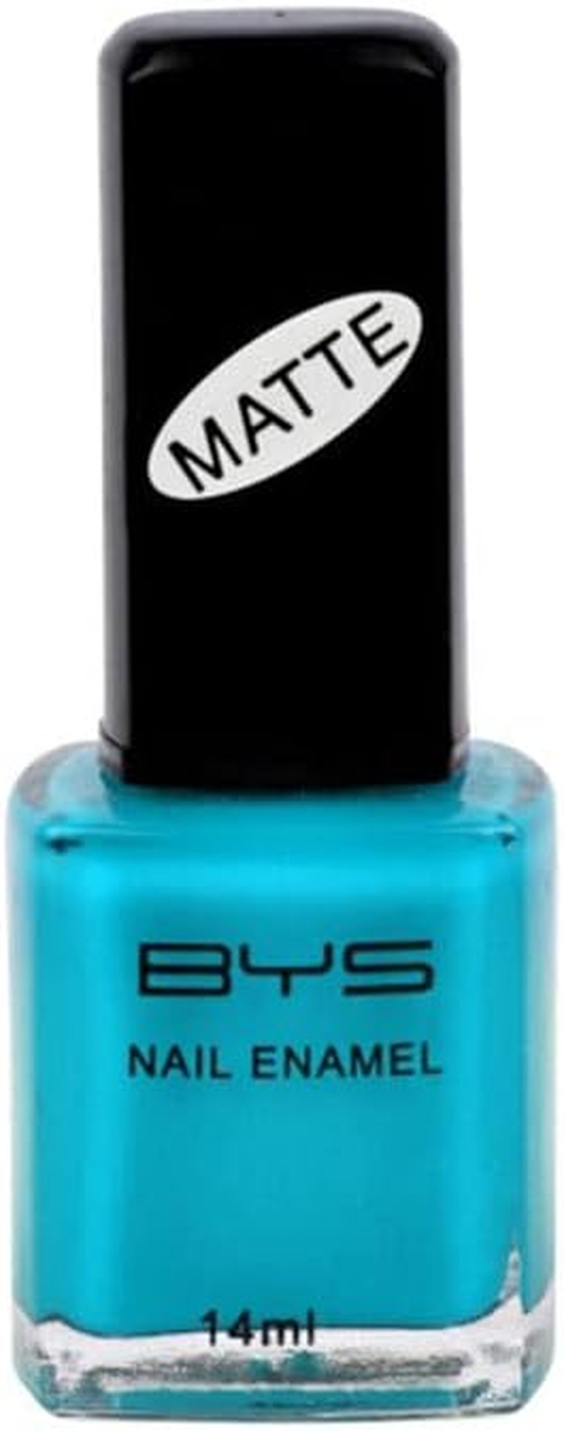 BYS Nail Polish, Matte Aqua, 14 Ml