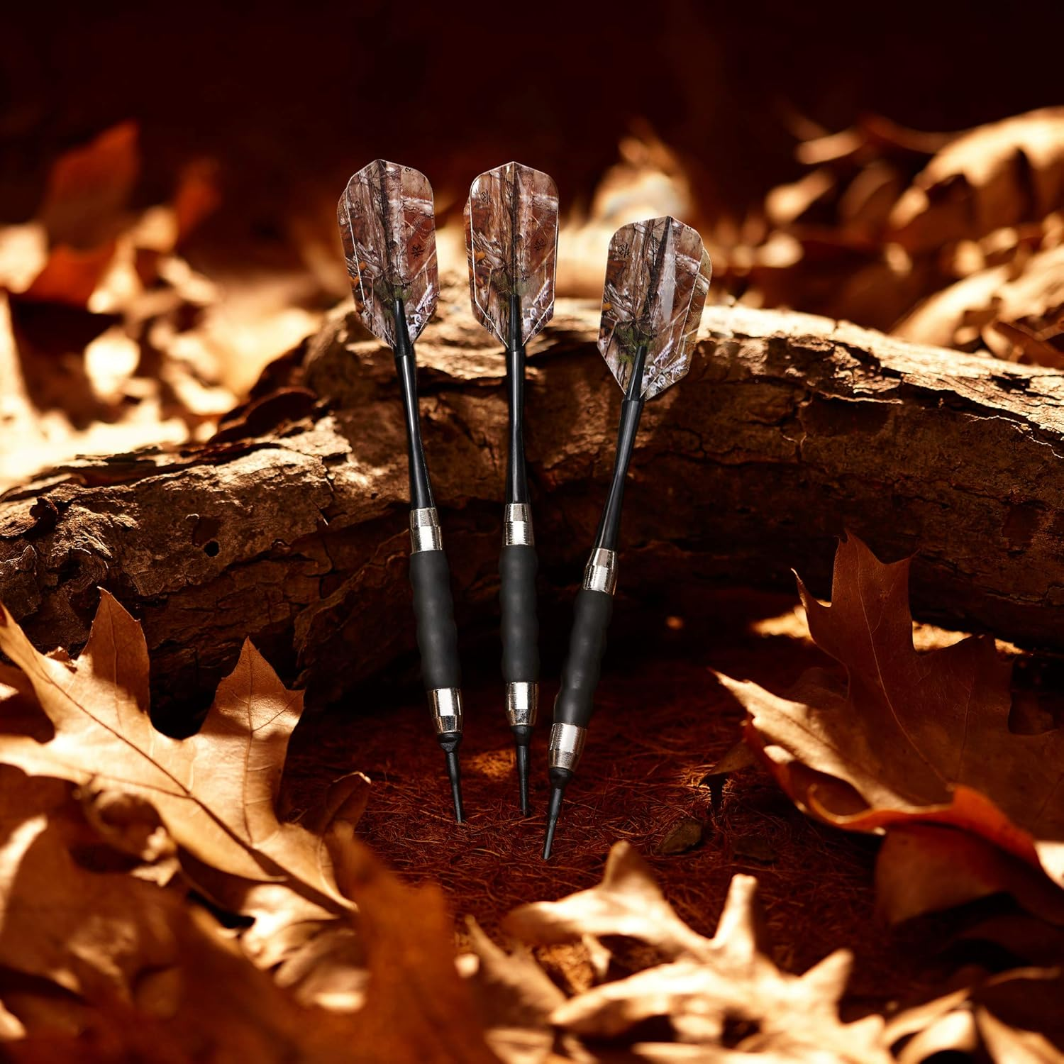 Fat Cat Realtree Hardwoods HD Camo Soft Tip Darts with Storage/Travel Case, 16 Grams image number 1