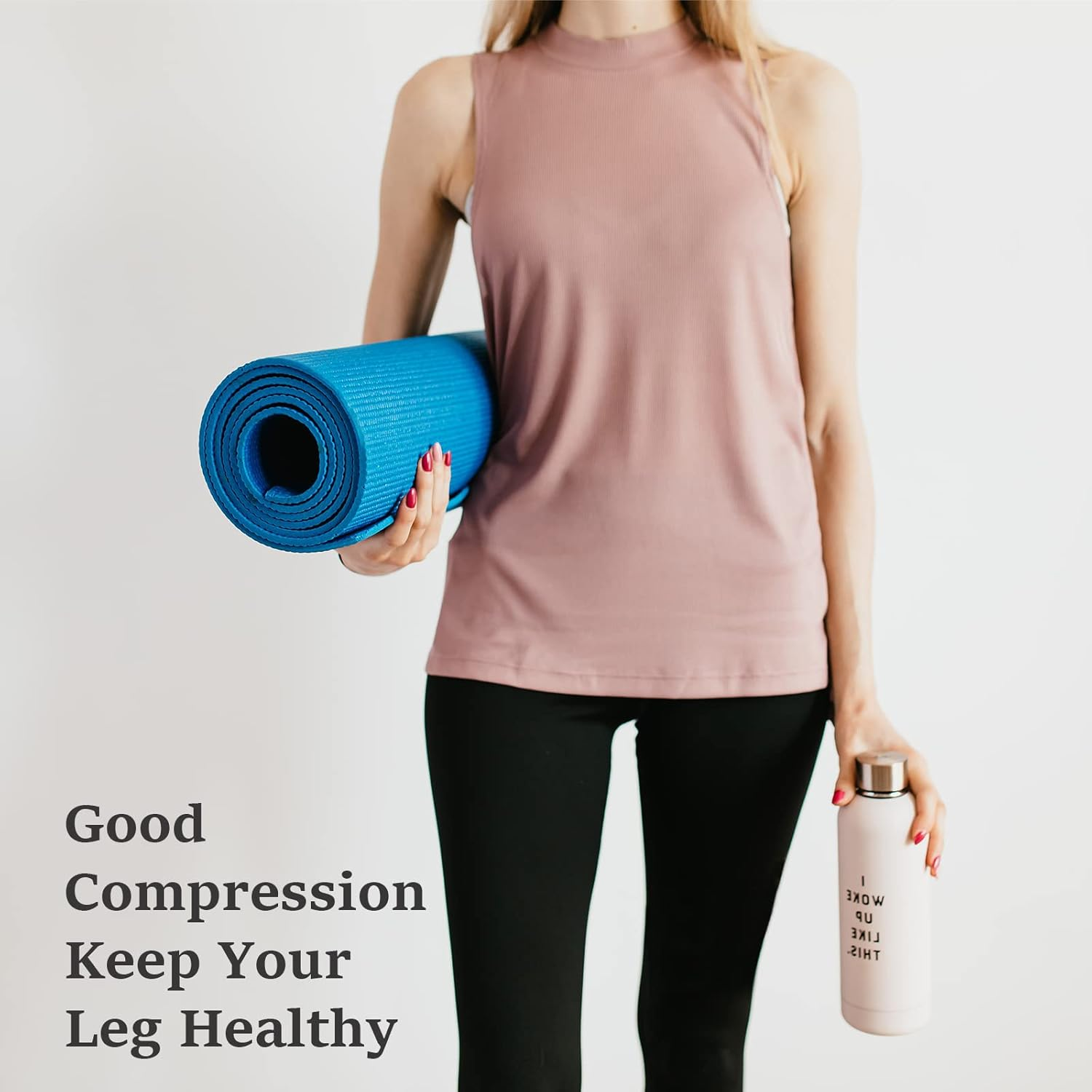 Compression Pantyhose for Women and Men, Closed Toe Medical Compression Stockings, 20-30 Mmhg Graduated Compression Pantyhose image number 5