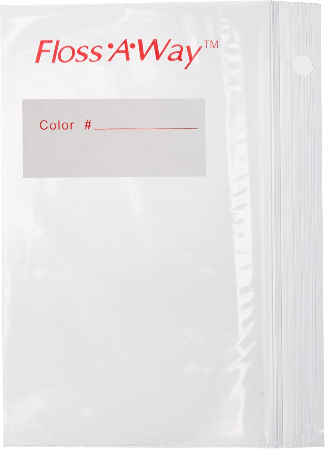 FL100 Floss-A-Way Organizer-3"X5" 100/Pkg