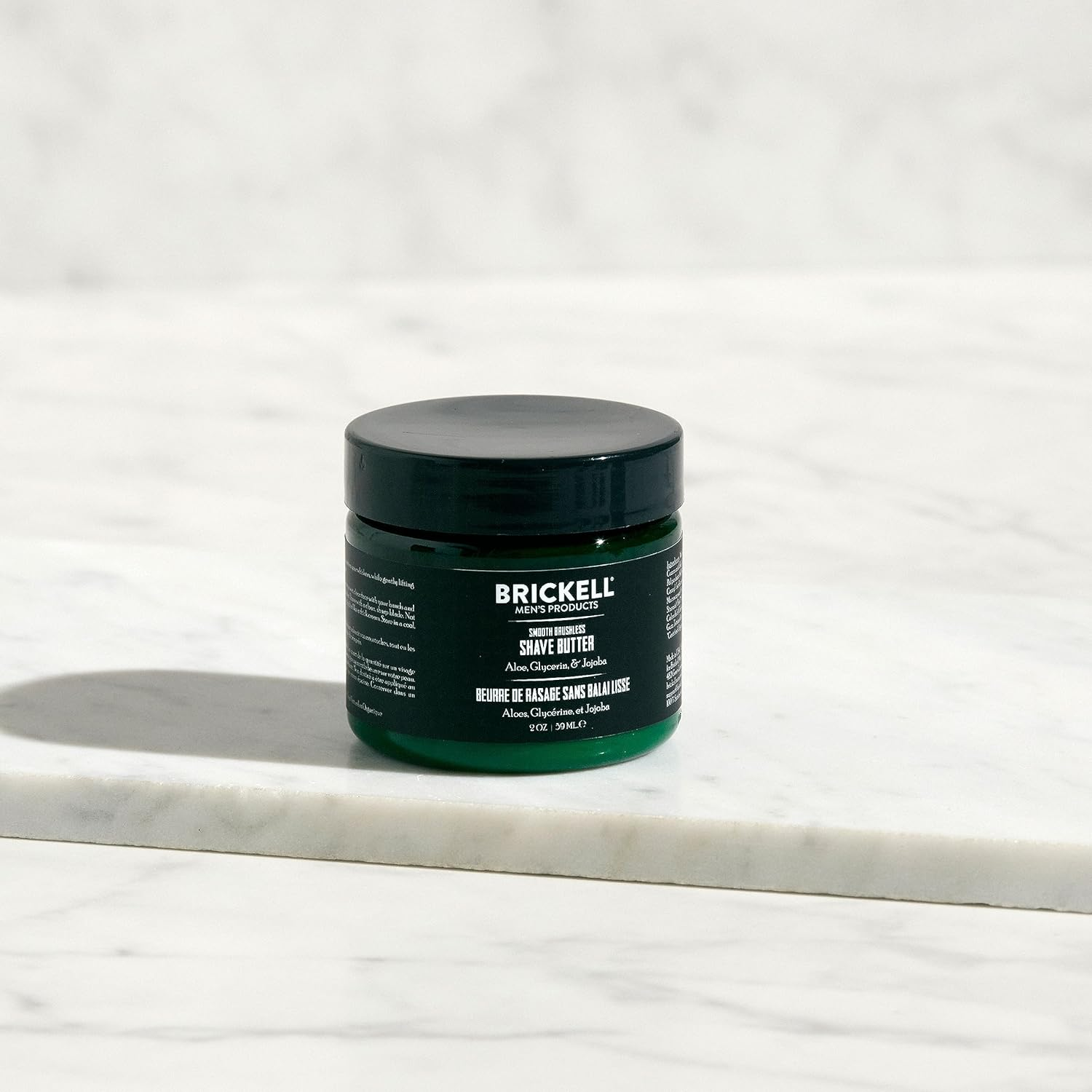 Brickell Men'S Smooth Brushless Shave Butter for Men, Natural and Organic Smooth Shaving Lotion to Fight Nicks, Cuts and Razor Burn, 2 Ounce, Scented image number 5