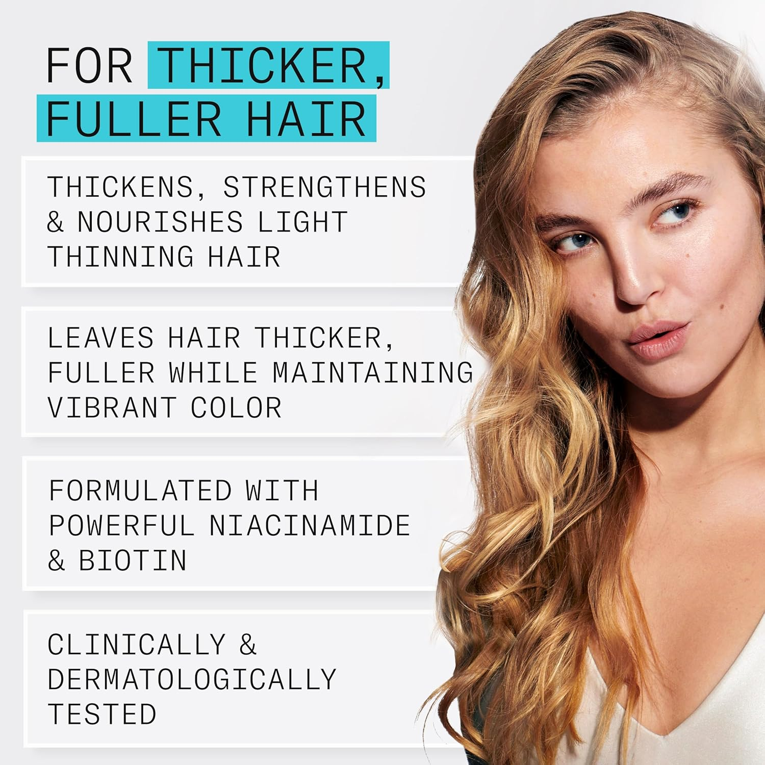 Nioxin System 3 Scalp plus Hair Hair Thickening Shampoo for Damaged Hair with Light Thinning, 300 Ml image number 6