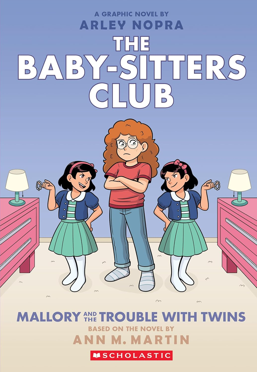 Mallory and the Trouble with Twins: a Graphic Novel (The Baby-Sitters Club #17)
