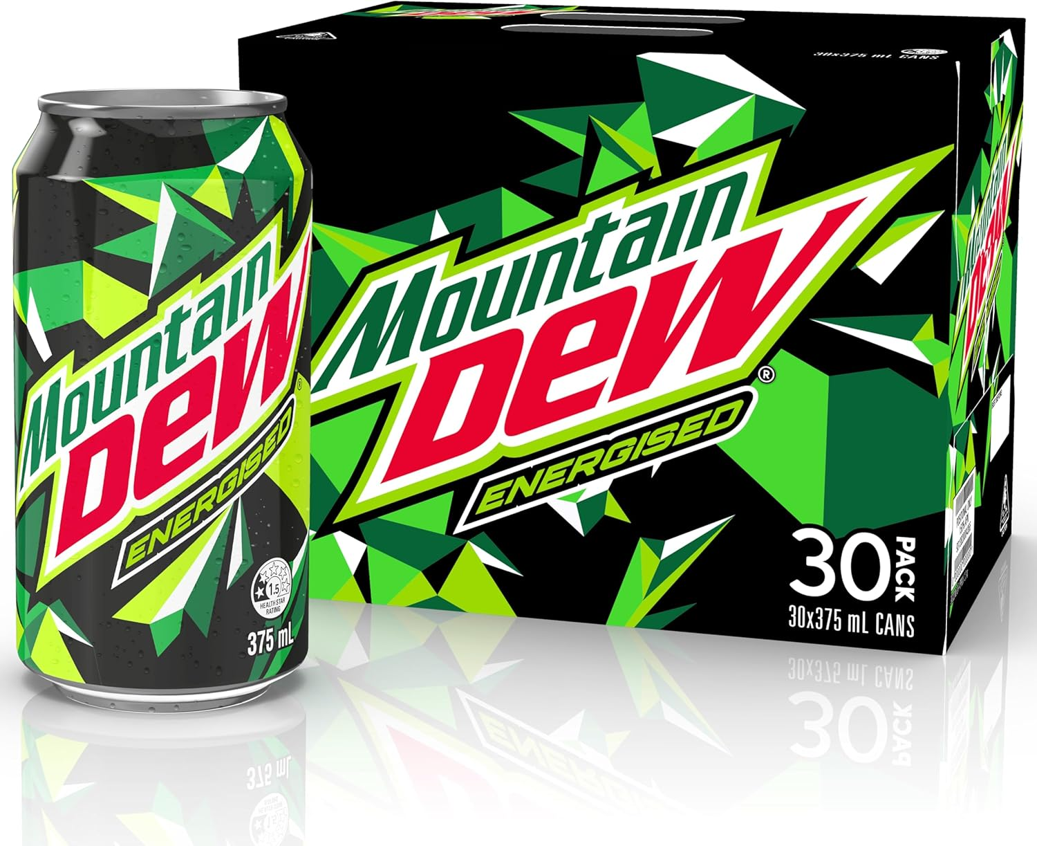 375ML X 30 CAN CUBE MOUNTAIN DEW ENRGZD 7G