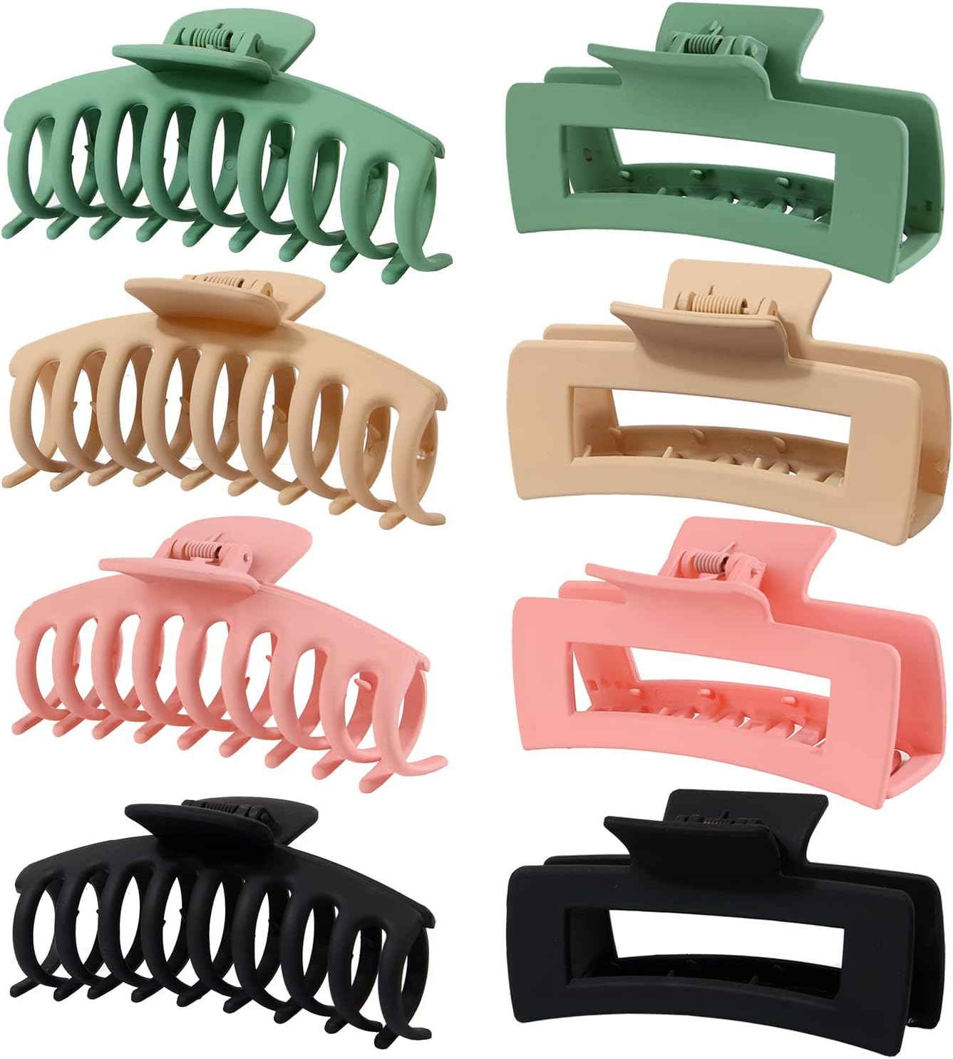 Claw Clip, Mtxorvix 8 Pack Hair Clips, Hair Claw Clips for Women Girls Thick Thin Hair, Hair Claw Clips Strong Matte Banana Clips Strong Hold Jaw Clip, Hair Clips for Women, Claw Clips for Thick Hair image number 6
