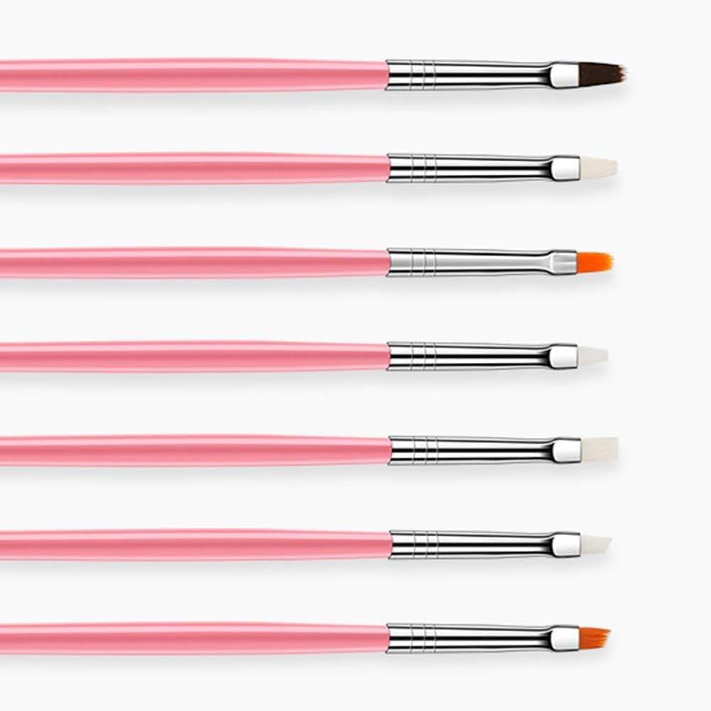 Nail Art Drawing Pen 15Pcs Nail Art Hook Line Dotting Drawing Pen Polish Makeup Brhes Manicure Tool Pink, Normal image number 2