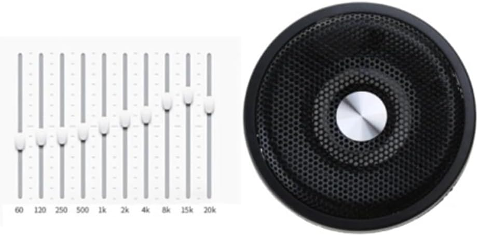 Zozii 1 Pair Waterproof 4Ohm 15W Full Marine Boats Ceiling Wall Speaker Lawn J60A(White) Easy to Use image number 1