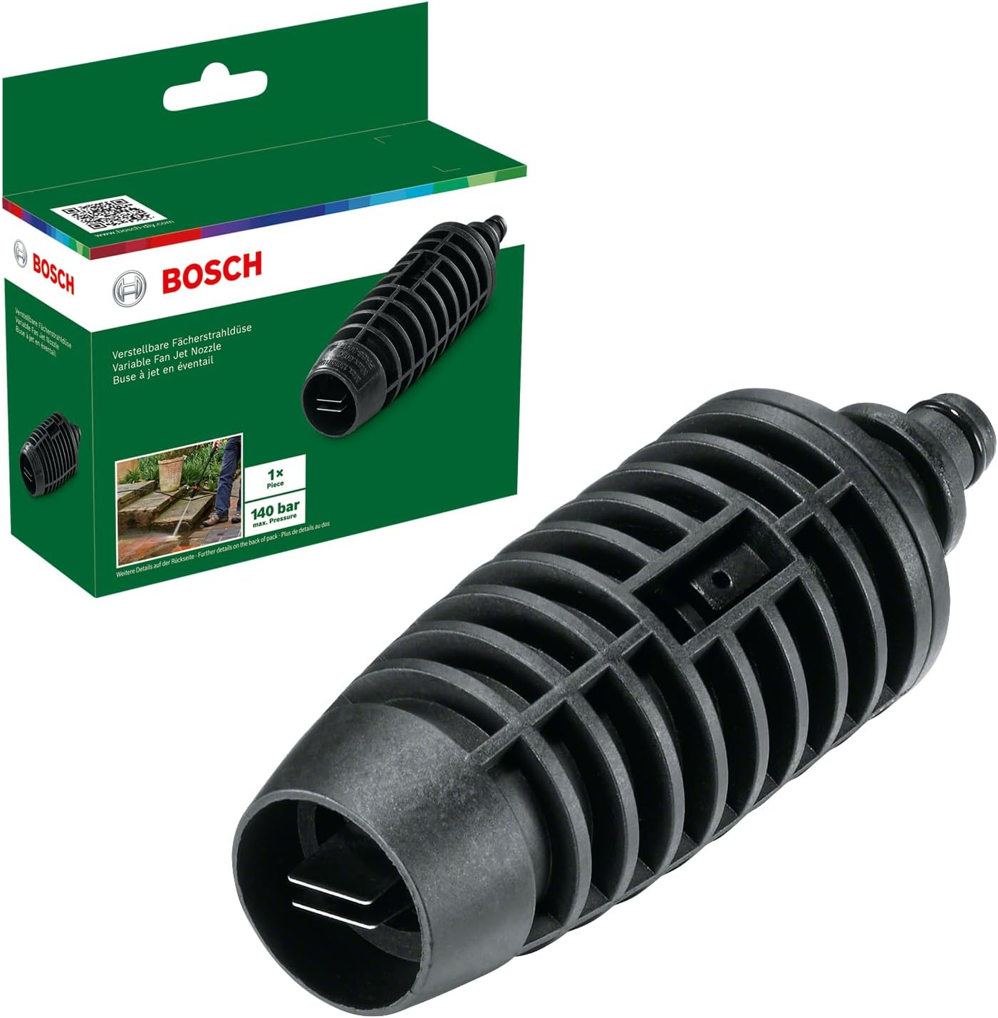 Bosch Variable Fan Jet Nozzle for Pressure Washers Easy/Universal/Advanced/Aqt image number 3