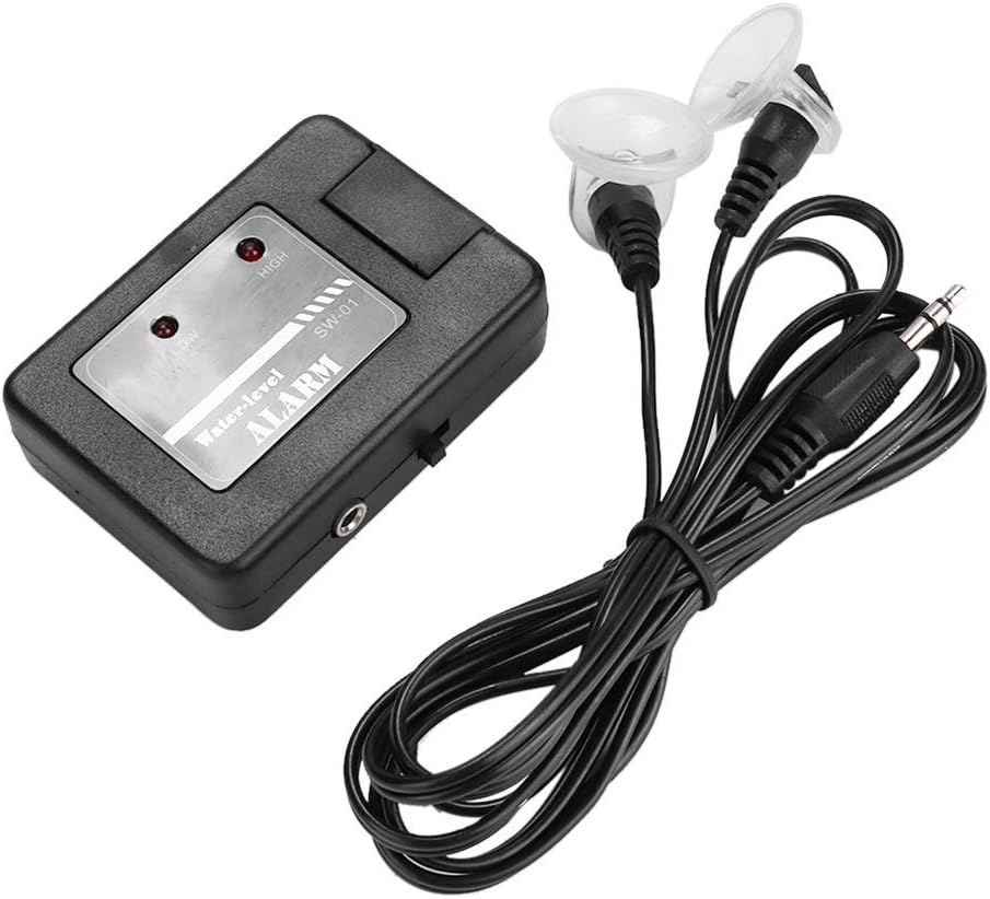 Durable Fish Tank Alarm, Water Alarm, Plastic with Battery Delivery for Aquarium Water Level Monitoring