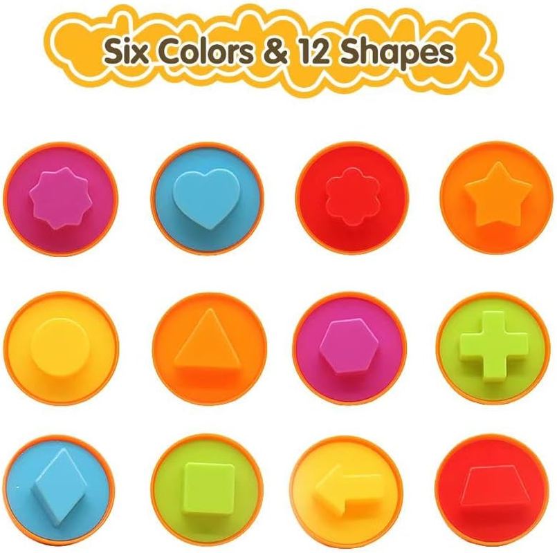 Montessori Carrot Matching Educational Toys Gift Age 1-3+ Early Education Training Toys for 1/2/3/4/5 Year Old Children Color Shape Sorting Learning Set Carrot Toy for Baby Toddler image number 1