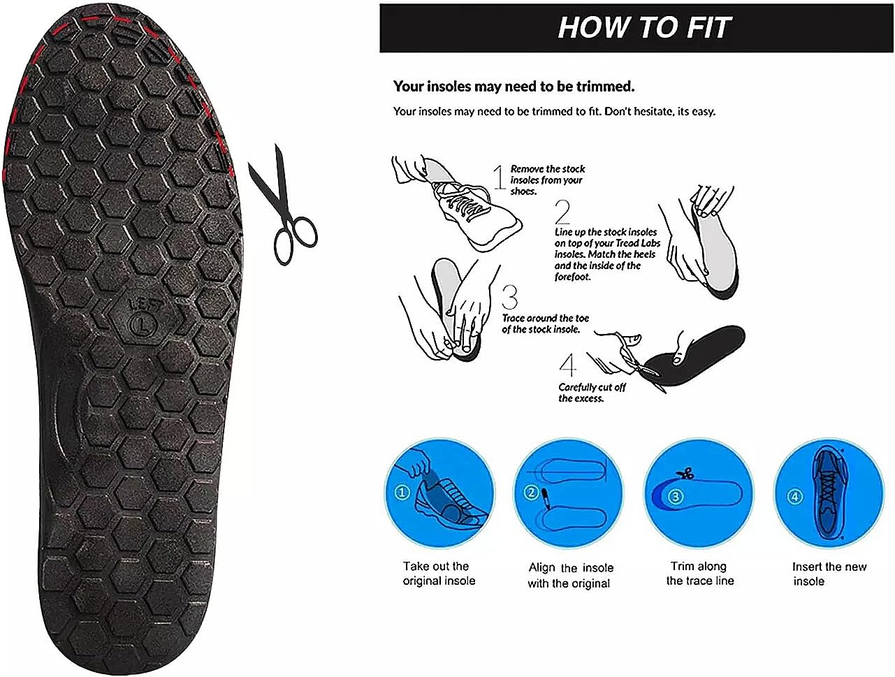 Acupressure Insoles for Weight Loss Comfortable EVA Magnetic Insoles for Men Women Sport Orthopedic Breathable Foot Massage Insoles for Pressure Relief (L(12-15)) image number 6