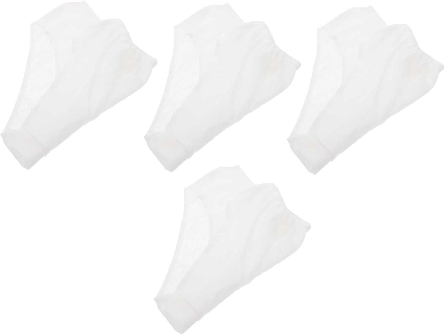 Hohopeti 4Pcs Disposable Breathable Maternity Panties for Women Postpartum Care XXL Soft Elastic Waist Skin-Friendly Travel Underwear for Pregnancy White