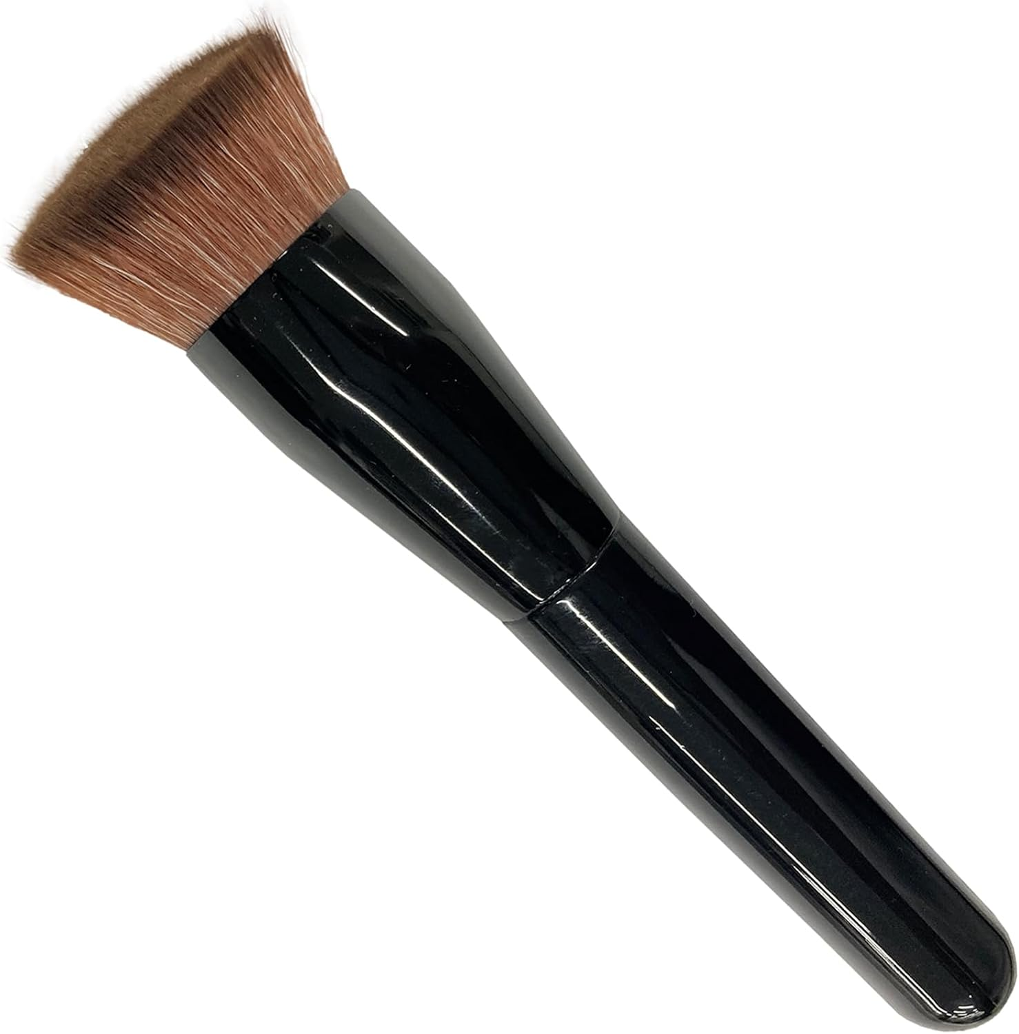 Shishida Seishindo LQ-04 Makeup Brush, Foundation Brush, Large, Diagonal Flat Type, Made in Japan, Black, Approx. 4.9 X 1.1 X 0.9 Inches (12.5 X 3 X 2.3 Cm) image number 4