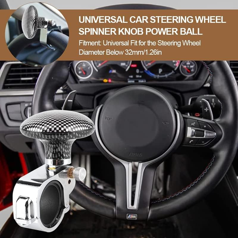 AIMALL 1PC Steering Forklift Knob Truck Ball Aid Car Wheel Spinner Lorry Tractor Turning - Fits Wheels up to 1.26 Inches Diameter image number 6