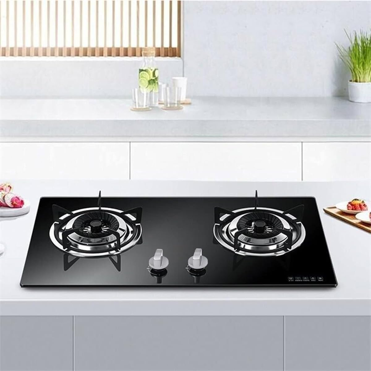 Proxima Direct 6 Pack Stove Knob 6MM Zinc Alloy Control Knob Oven Switch Universal Stainless Steel Gas Stove Control Knobs for Oven Cooktop Gas Stove, Compatible with General Oven,Stove,Range image number 5