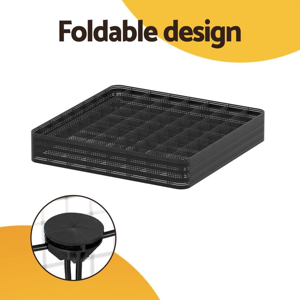 I.Pet Pet Playpen Enclosure Cage 20 Panels Puppy Fence Play Pen Foldable Metal image number 6