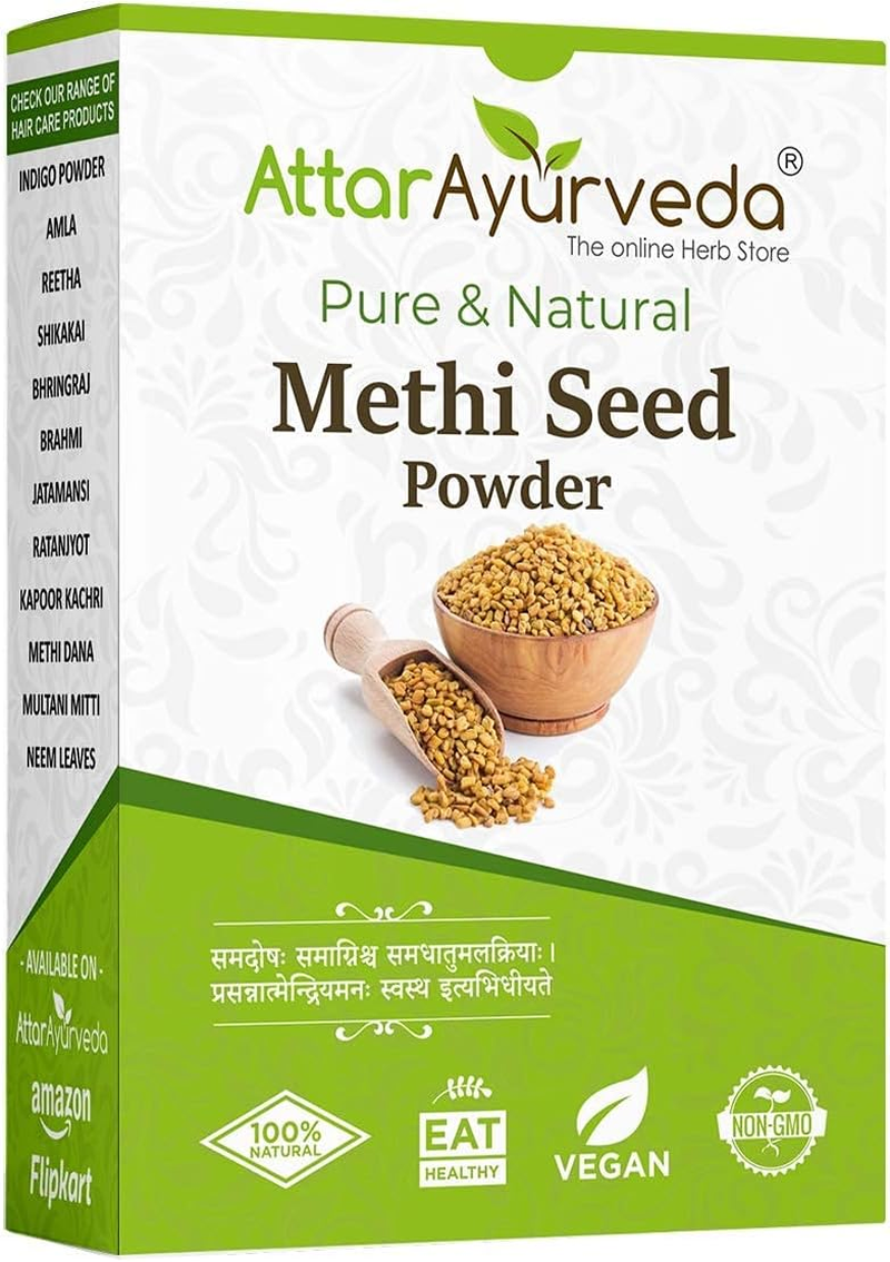 Roti Attar Ayurveda Methi Powder for Hair Growth 400G image number 3