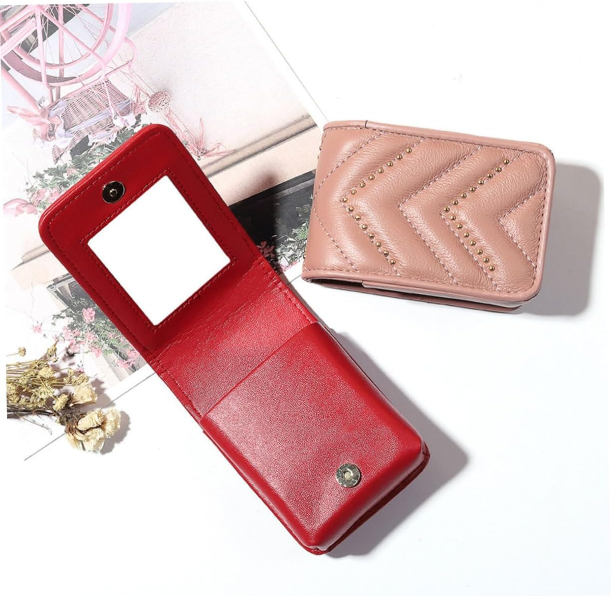 CTIRCHIU Mini Travel Toiletry Bag Coin Purse Zipper Wallet Pocket Sundries Storage Bag for Women