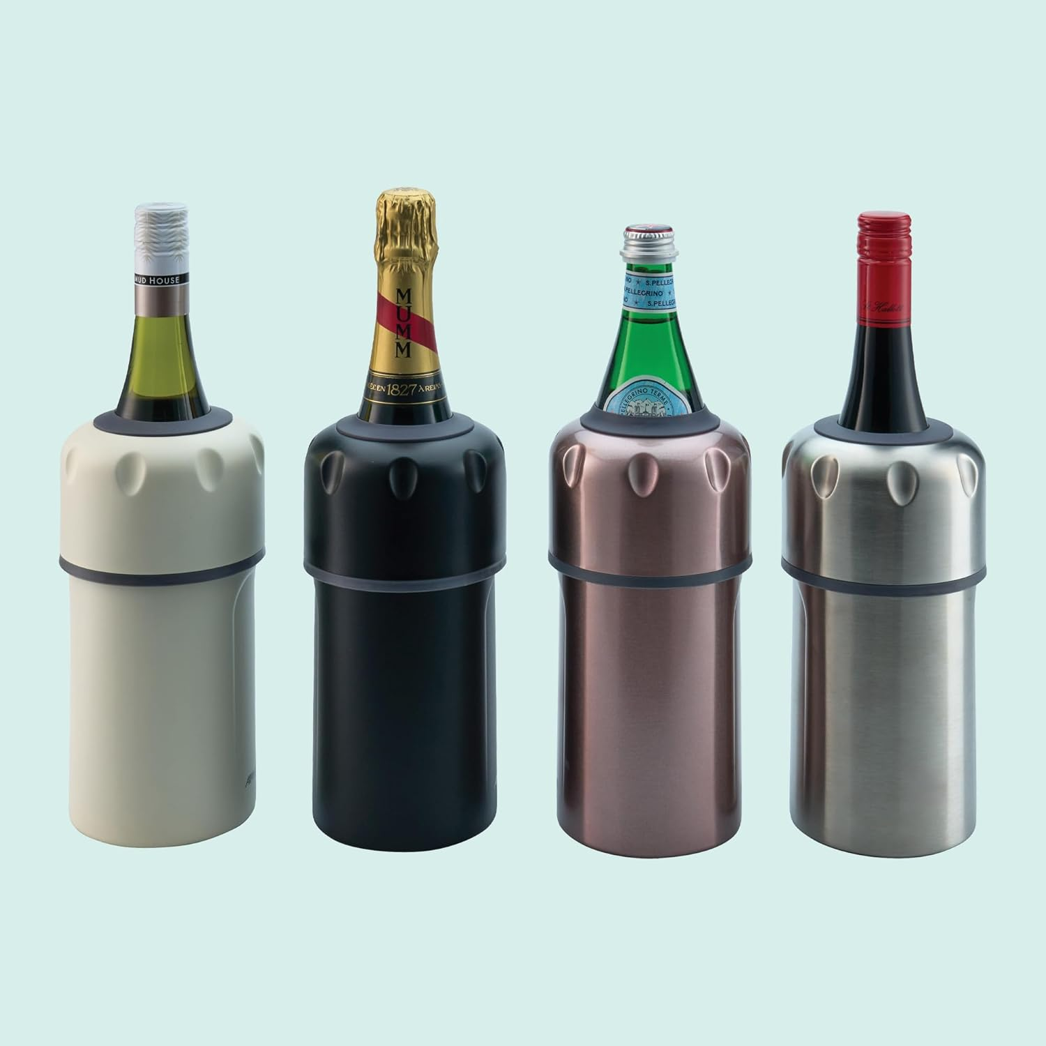 Avanti Insulated Wine Cooler - Black - Keeps Your Wine Cold up to 6 Hours, No Ice Required = No Mess image number 1