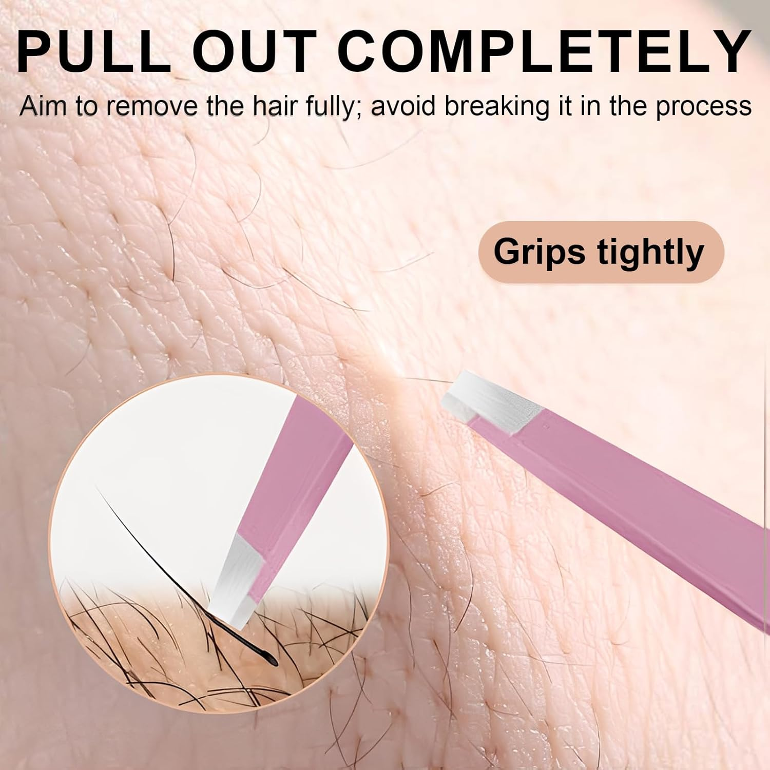 Havenease 4-Piece Eyebrows Tweezers,Stainless Steel Slant Tweezer Set and Pointed Hair Removal Tweezers, Precision Tweezers for Men and Women,Ingrown Hair,Eyebrows Plucking,Daily Beauty Essentials image number 1