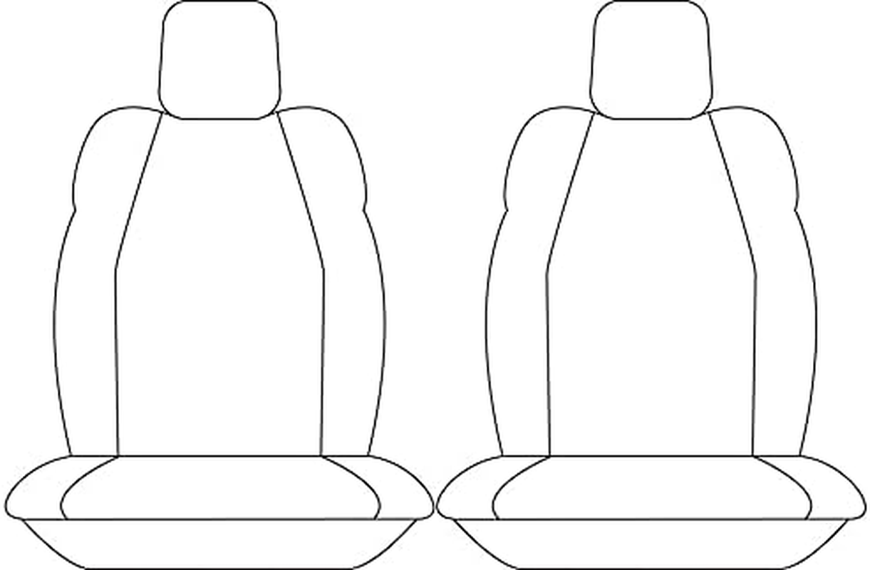 For Mazda BT-50 B19 B30 TF Dual 2020-On Custom Canvas Front Grey Car Seat Covers BT50 image number 6