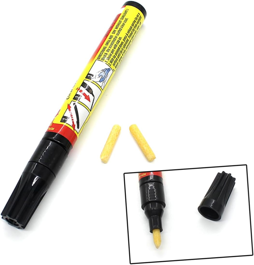 Anneome 3Pcs Auto Scratch Repair Pen Car Paint Scratch Repair Grey Oil-Based Pen image number 5