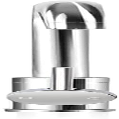 Cefito Kitchen Tap, 360&deg; Gooseneck Sink Mixer Taps Spray Head Rotating Faucet Water Aerator for Home Bathroom Laundry, Brass Body Hot and Cold Switch Silver image number 2